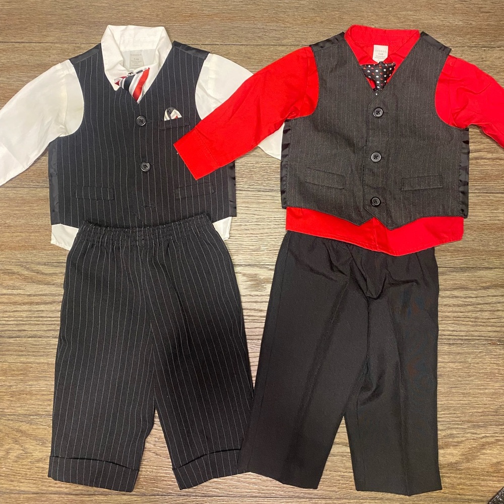Two Formal Infant Suits